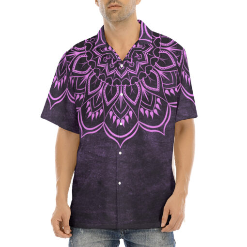 Purple Mandala Hawaiian Shirt