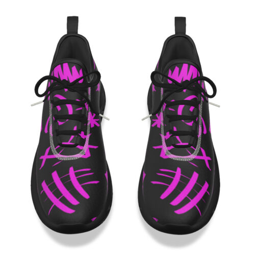 Pink Brushstrokes Sports Shoes - Image 4