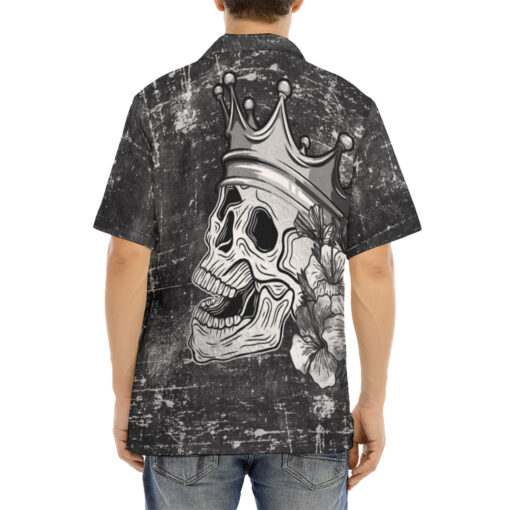 Skull with Crown Hawaiian Shirt - Image 4