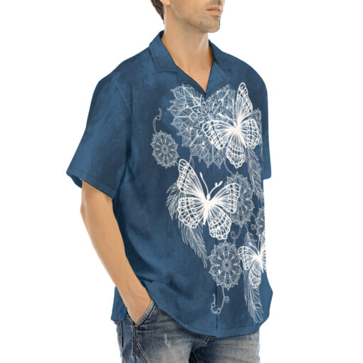 Dreamcatcher and Butterfly Hawaiian Shirt - Image 2