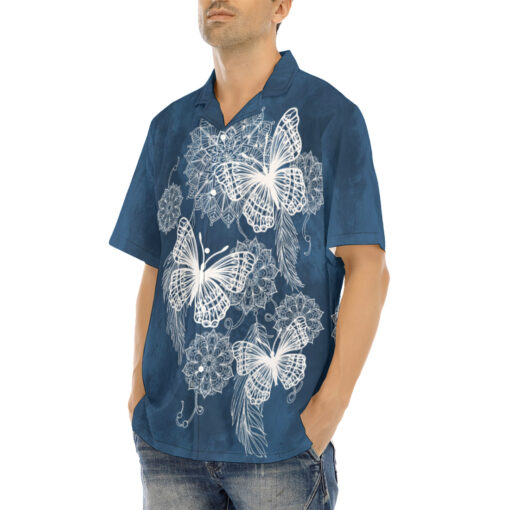 Dreamcatcher and Butterfly Hawaiian Shirt - Image 3