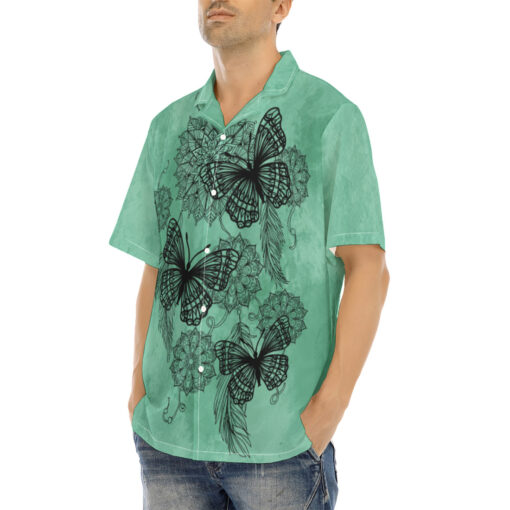 Tattoo Art Dreamcatcher Hawaiian Shirt - Image 3