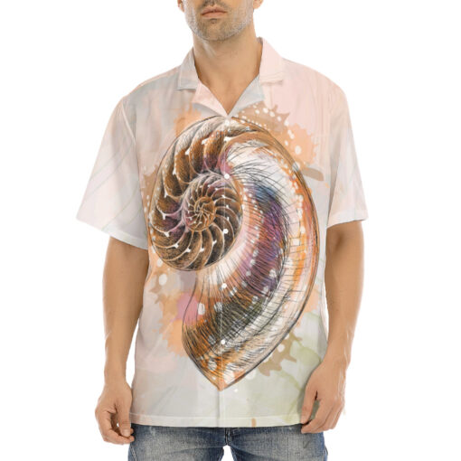 Nautilus Shell Hawaiian Shirt