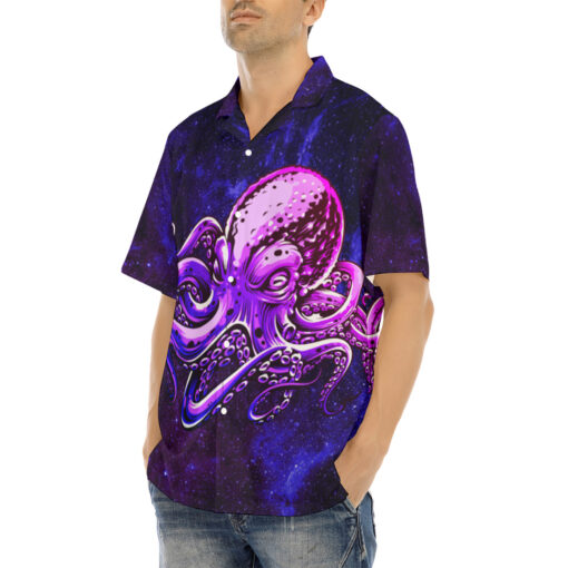 Space Octopus Hawaiian Shirt - Image 3