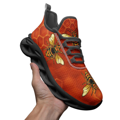 Bee Honeycombs Sports Shoes - Image 3