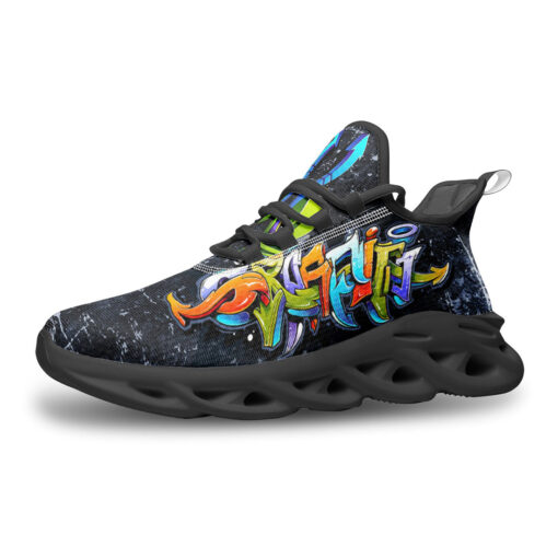 Bright Graffiti Sports Shoes