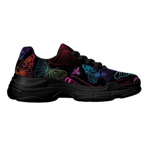 Colorful Butterflies Running Shoes - Image 5