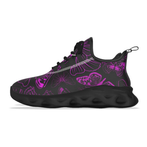 Pink Butterflies Sports Shoes - Image 7