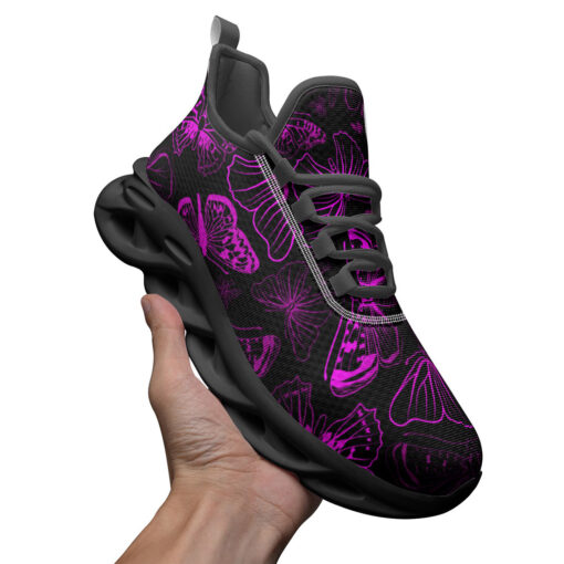 Pink Butterflies Sports Shoes - Image 3