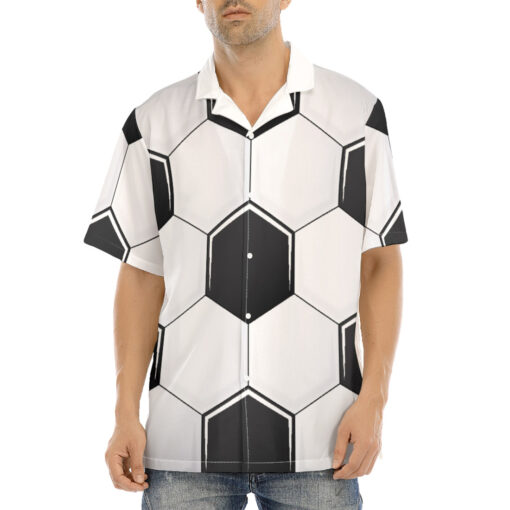 Football Soccer Ball Hawaiian Shirt