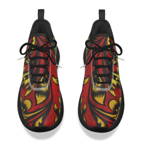 Floral Khokhloma Sports Shoes - Image 4