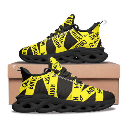 Police Tape Caution Sports Shoes - Image 2