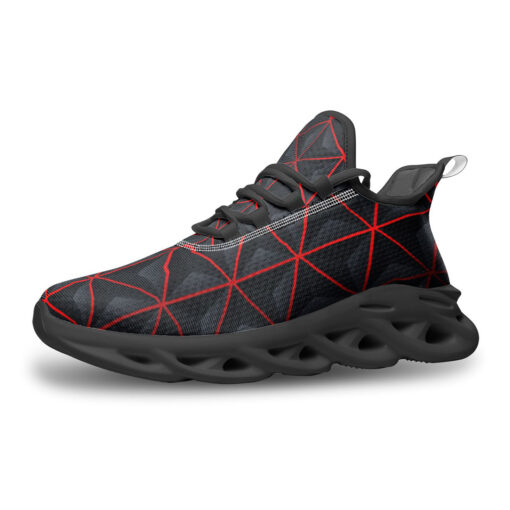 Futuristic Pyramid Shape Sports Shoes