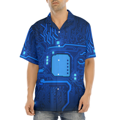 Computer Circuit Board Hawaiian Shirt