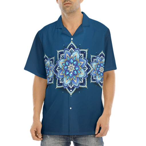 Blue Mandala Hawaiian Shirt