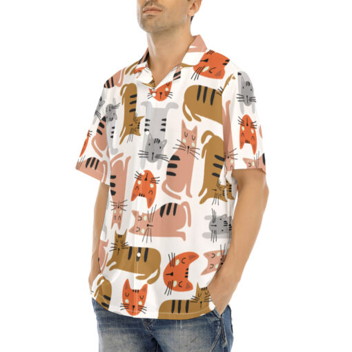 Colorful Kittens Hawaiian Shirt - Image 3