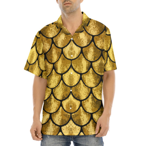 Golden Scales Hawaiian Shirt