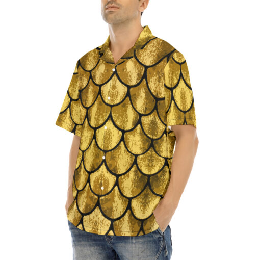 Golden Scales Hawaiian Shirt - Image 3