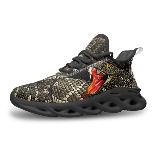 Rattlesnake Gaping Sports Shoes