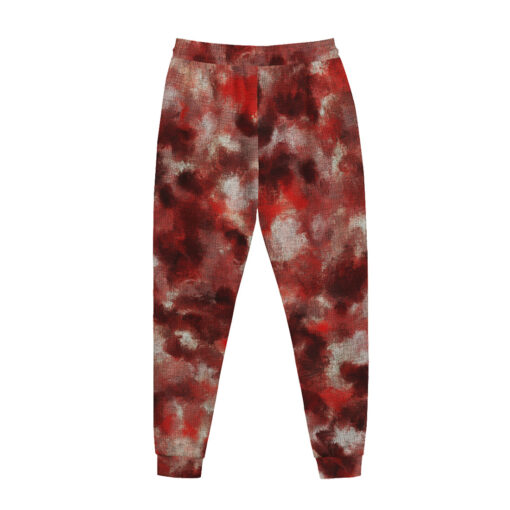 Red Canvas Camouflage Men's Tracksuit - Image 3