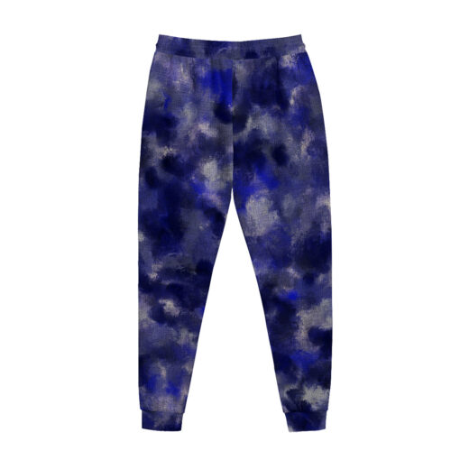 Blue Canvas Camouflage Sweatpants - Image 2