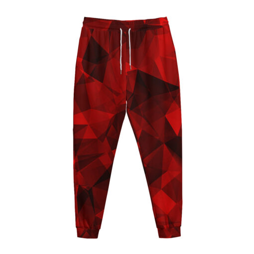 Red Polygons Sweatpants