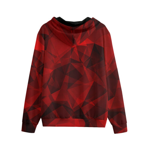 Red Polygons Men's Tracksuit - Image 2