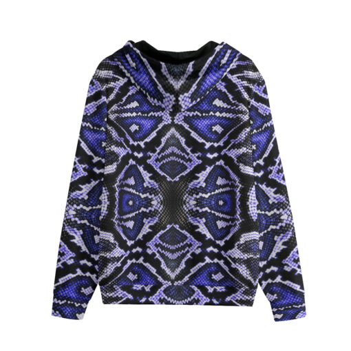 Blue Snake Ornament Men's Tracksuit - Image 2