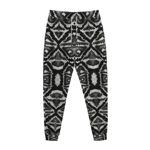 Gray Snake Ornament Sweatpants