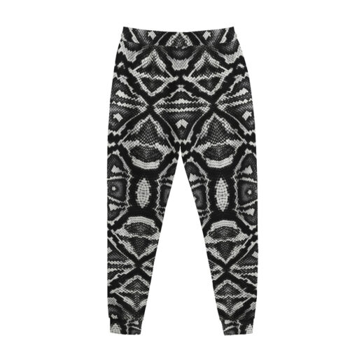 Gray Snake Ornament Sweatpants - Image 2