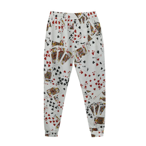 Royal Flush Playing Cards Sweatpants - Image 2