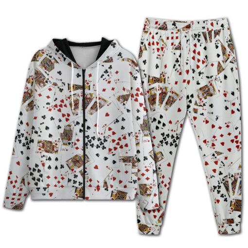 Royal Flush, Playing Cards Men's Tracksuit