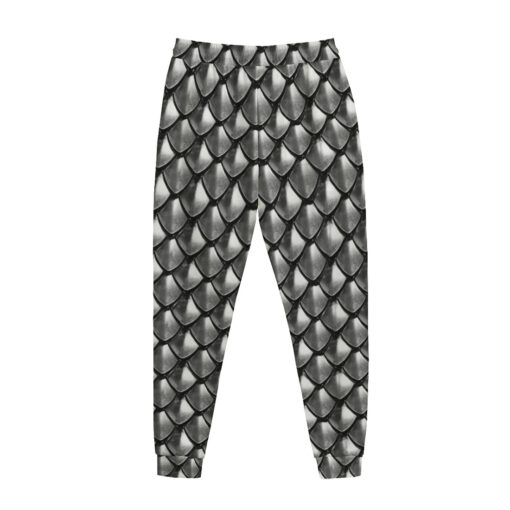 Silver Armor Scales Sweatpants - Image 2