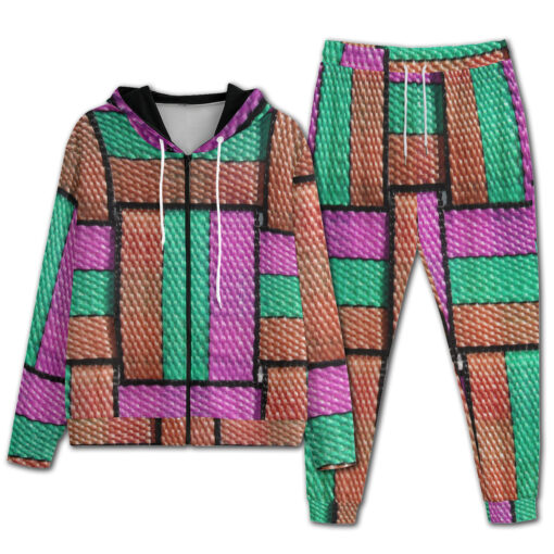 Colorful Stripes Men's Tracksuit