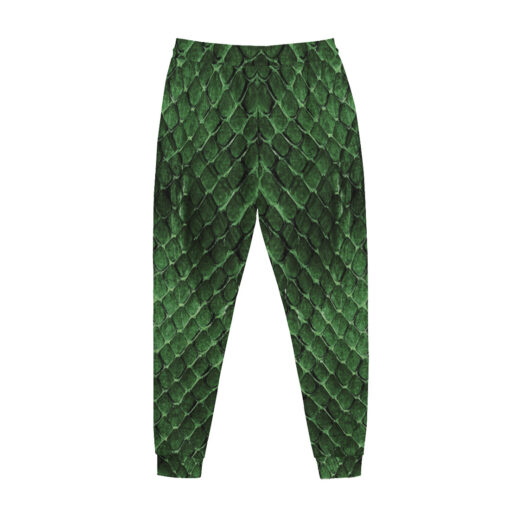 Green Snake Texture Sweatpants - Image 2