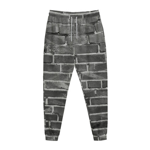 Gray Bricks Wall Sweatpants