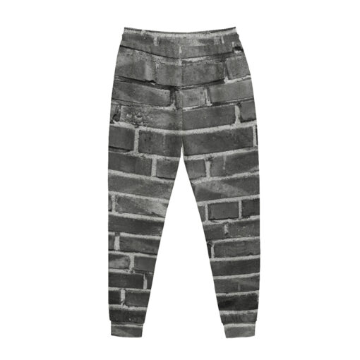 Gray Bricks Wall Sweatpants - Image 2