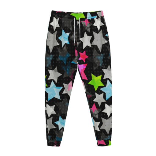 Abstract Grunge Stars Sweatpants