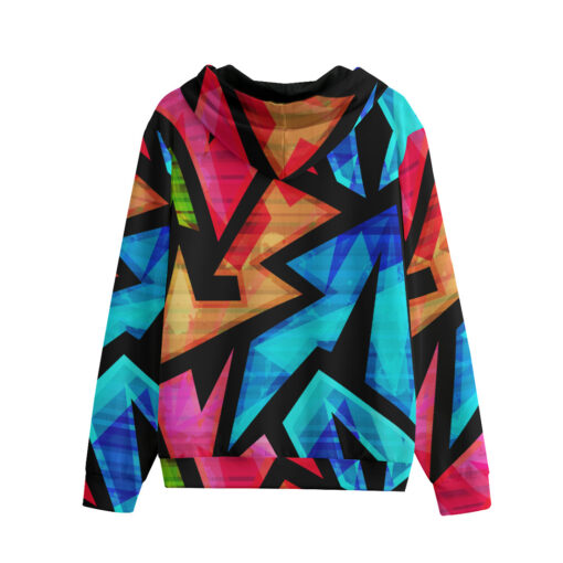 Neon Geometric Grunge Men's Tracksuit - Image 2