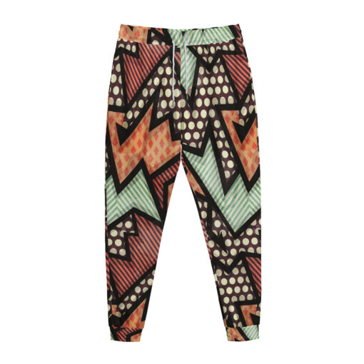 Cloth Geometric Grunge Sweatpants