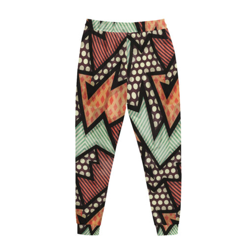 Cloth Geometric Grunge Sweatpants - Image 2