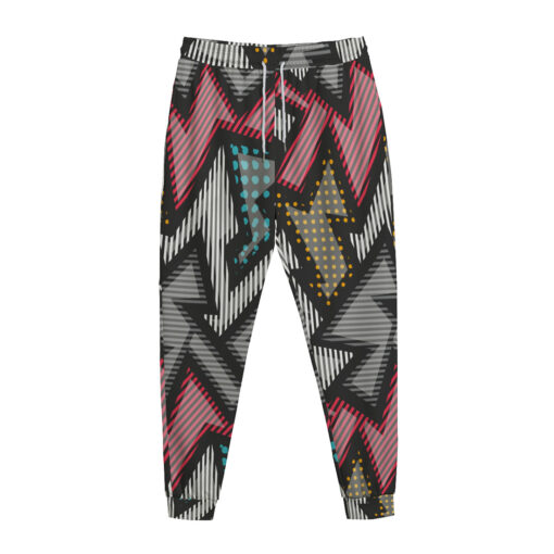 Cloth Grunge Geometric Sweatpants