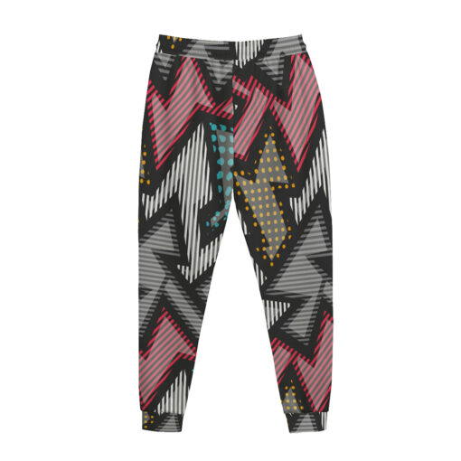 Cloth Grunge Geometric Sweatpants - Image 2