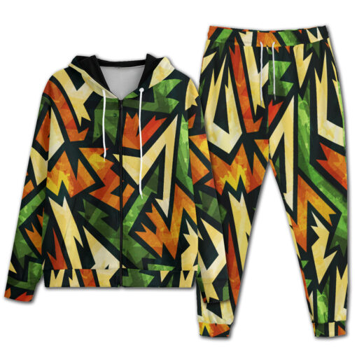 Green Ancient Grunge Men's Tracksuit