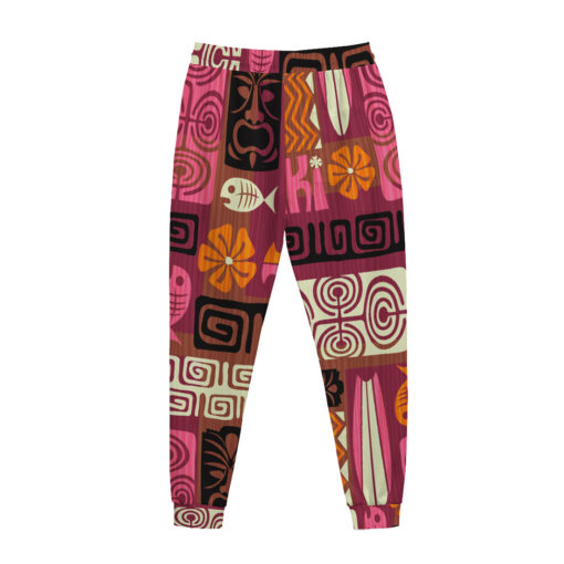 Exotic Tiki Scrapbook Men's Tracksuit - Image 3