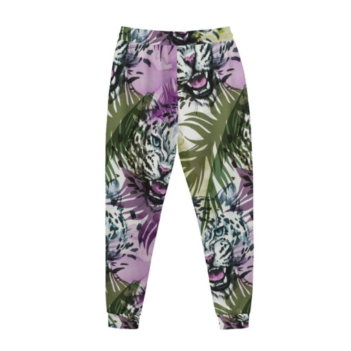 Leopards Exotic Tropical Sweatpants - Image 2