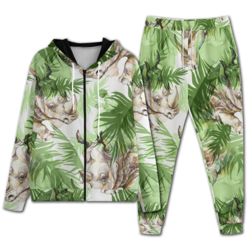 Rhinoceros Exotic Tropical Men's Tracksuit