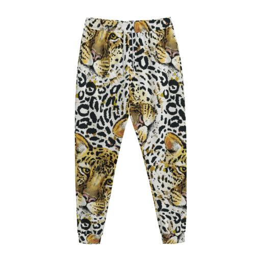 Leopard Wild Animal Art Sweatpants