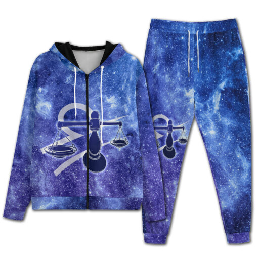 Libra Astrological Zodiac Men's Tracksuit