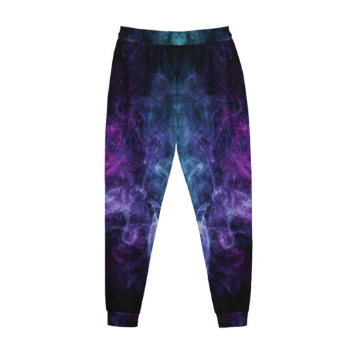 Pink Blue Cloud Smoke Sweatpants - Image 2